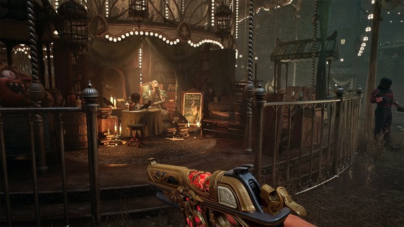 Nel gioco sarà possibile acquistare oggetti e potenziamenti da una strega Nel gioco sarà possibile acquistare oggetti e potenziamenti da una strega