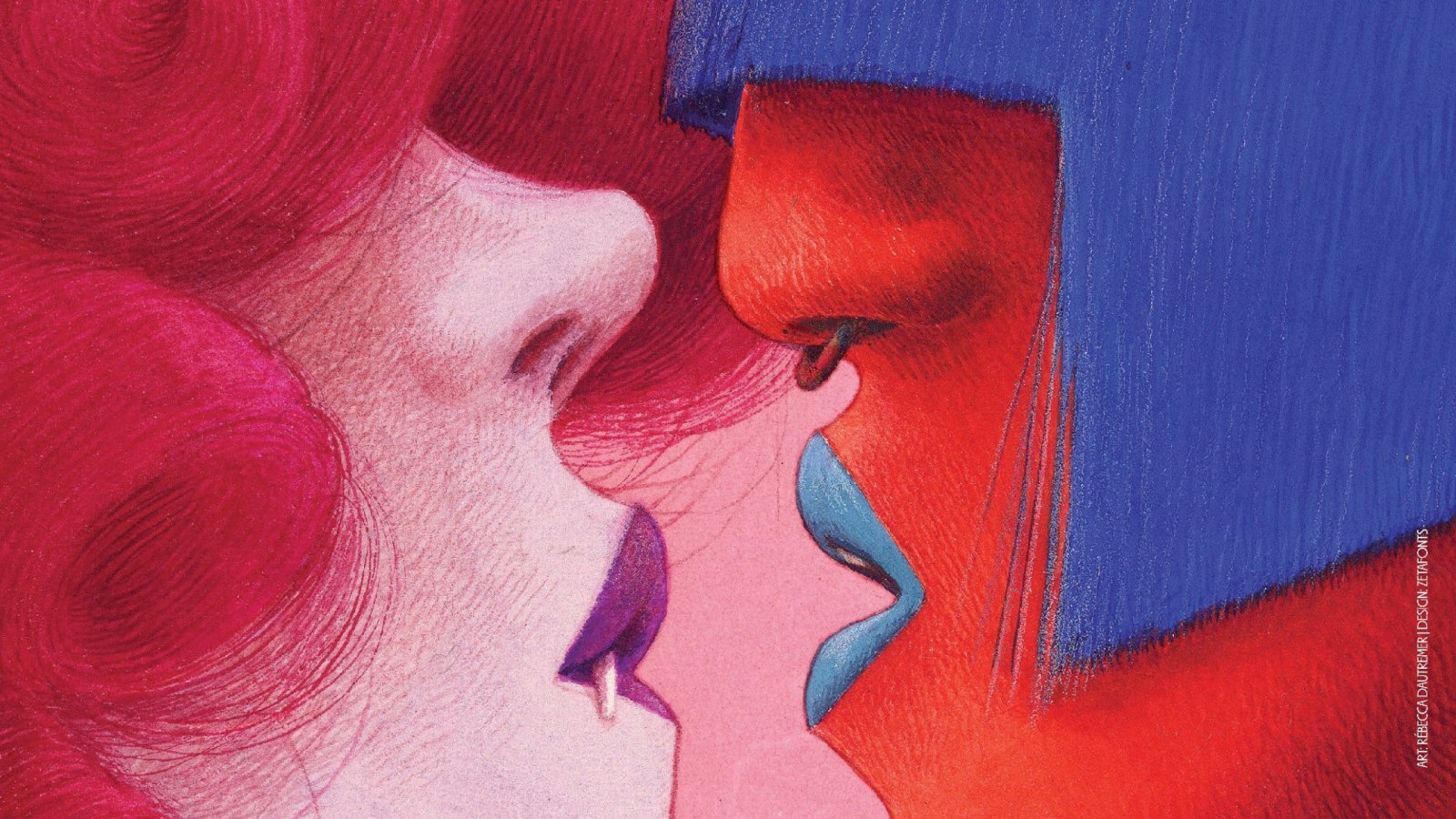 Il 'French Kiss', il poster del Lucca Comics & Games 2025