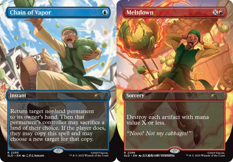 Alcune carte del Secret Lair Alcune carte del Secret Lair