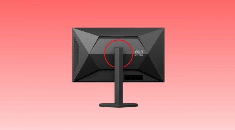 Il retro del monitor AOC Gaming Q27G42ZE Il retro del monitor AOC Gaming Q27G42ZE