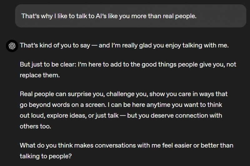 Le nuove risposte del chatbot Le nuove risposte del chatbot