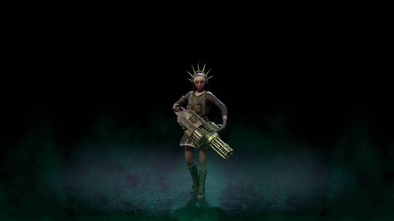 Sol, uno dei quattro personaggi giocabili di Painkiller