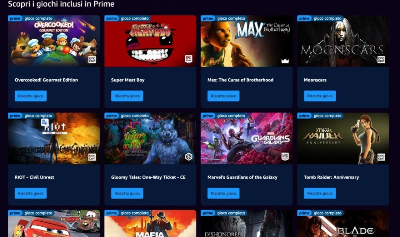 Giochi su Prime Gaming Giochi su Prime Gaming