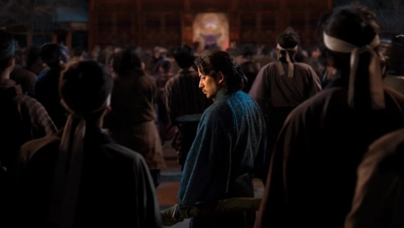 Junichi Okada in una scena di Last Samurai Standing