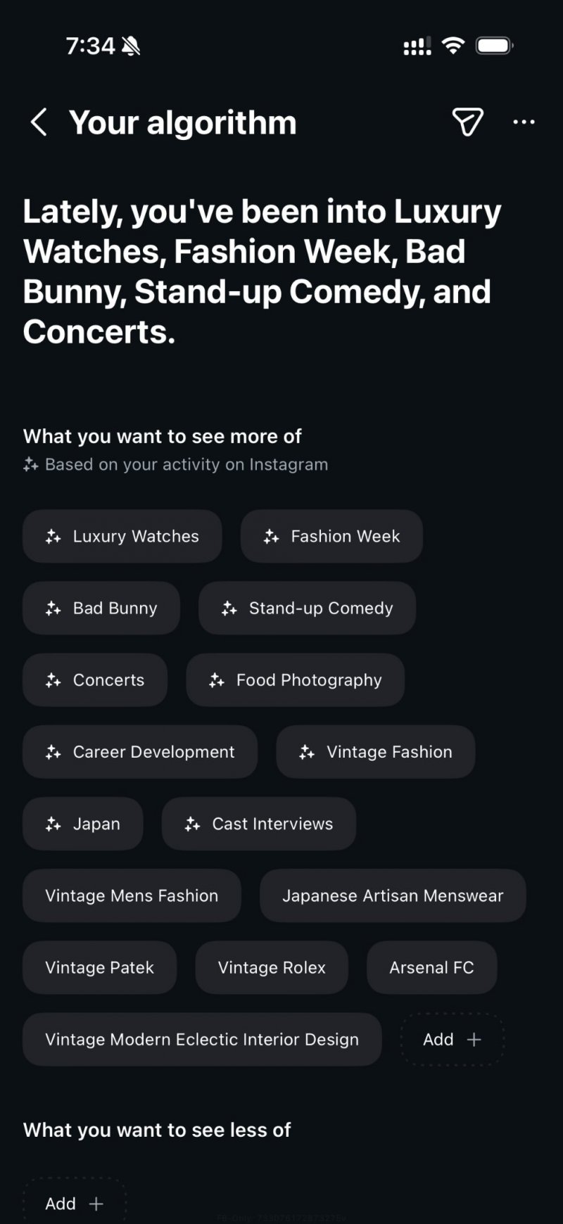 Le nuove opzioni per l'algoritmo Le nuove opzioni per l'algoritmo