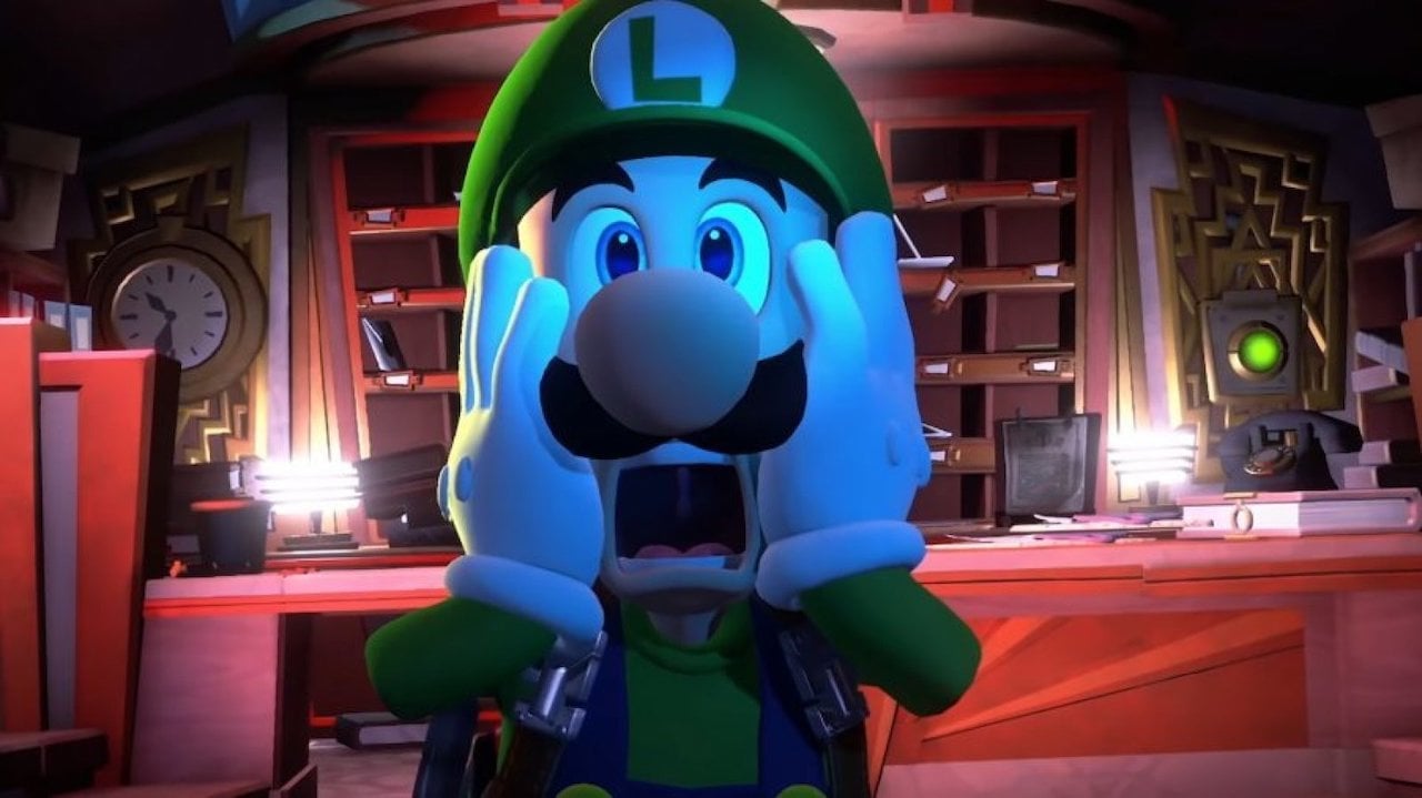 Luigi in Luigi's Mansion