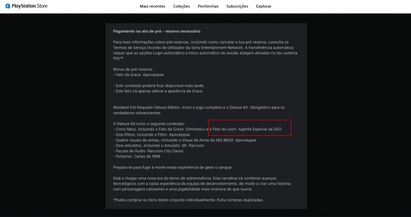 La pagina di PlayStation Portugal incriminata