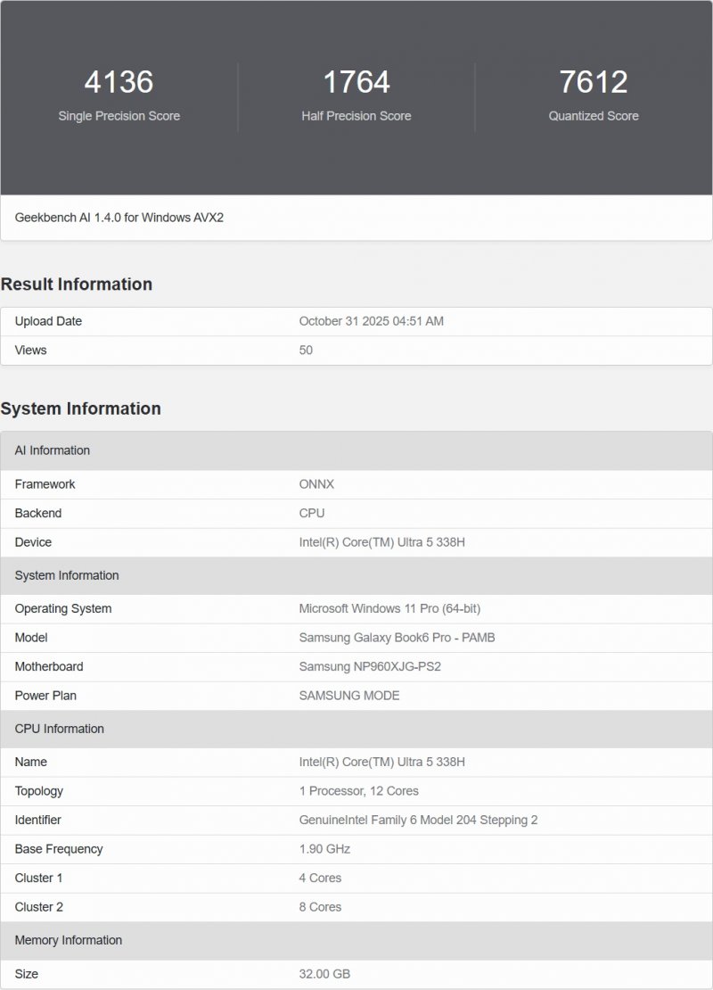 Test Samsung Galaxy Book6 Pro Test Samsung Galaxy Book6 Pro