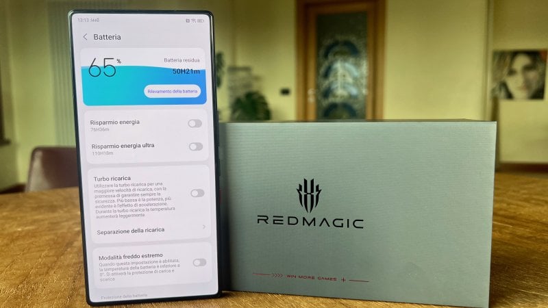 Con ben 7500 mAh, la batteria di REDMAGIC 11 Pro è ancora più capiente