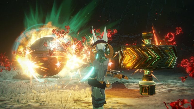 Mineru combatte con i suoi gadget Zonau e può evocare giganteschi mech da battaglia!