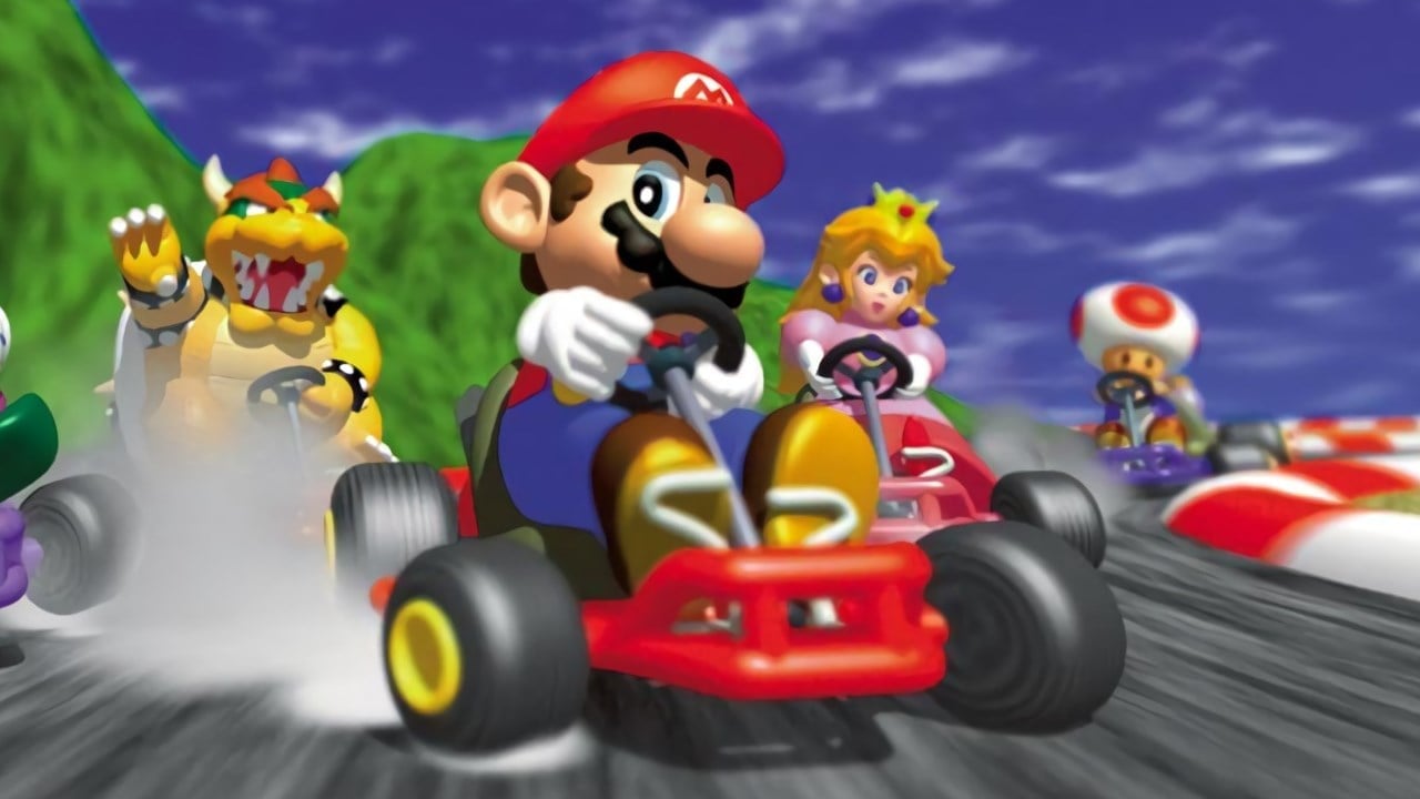 La copertina di Mario Kart 64
