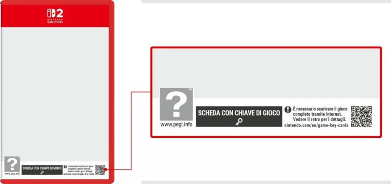 Nintendo Switch 2 ha introdotto le schede con chiave di gioco: copie fisiche che richiedono l'intero download del software da internet