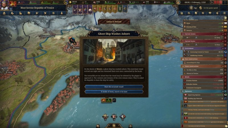 Europa Universalis V nasconde al suo interno centinaia di eventi, tra cui disastri naturali, fenomeni celesti e molto altro ancora...