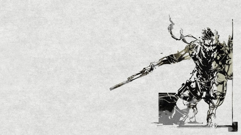 Bozzetto di Solid Snake per Metal Gear Solid
