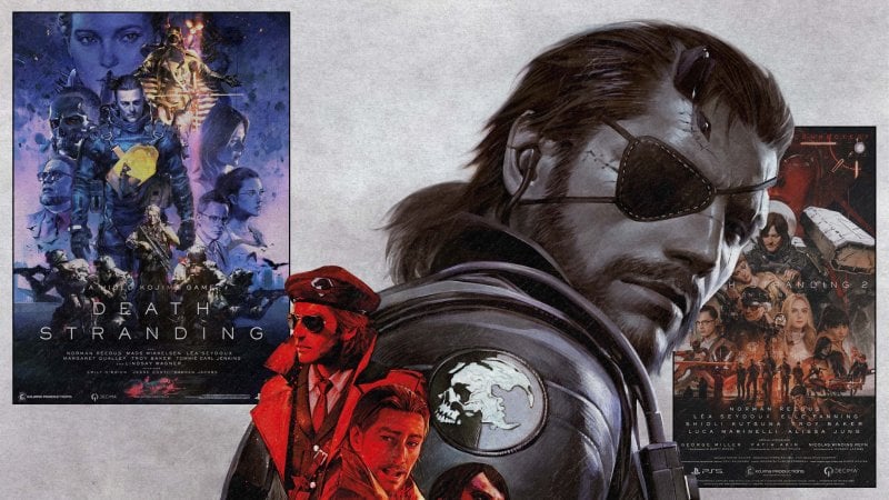 Le incredibili illustrazioni di Pablo Uchida, altro collaboratore che riesce a cogliere appieno l'essenza degli universi di Kojima