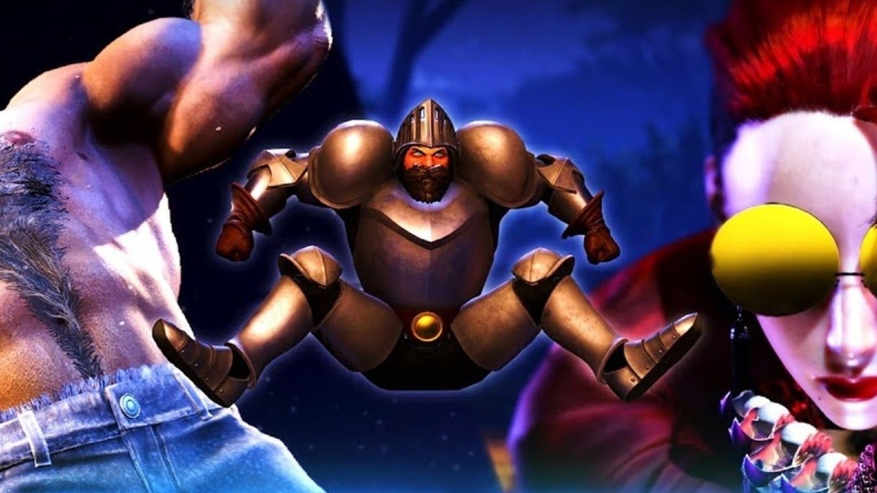 Uno scatto di Street Fighter 6 dal crossover con Ghosts 'n Goblins