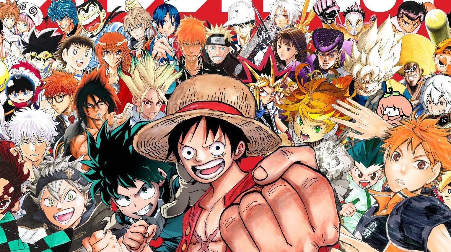 Alcuni personaggi di Shonen Jump