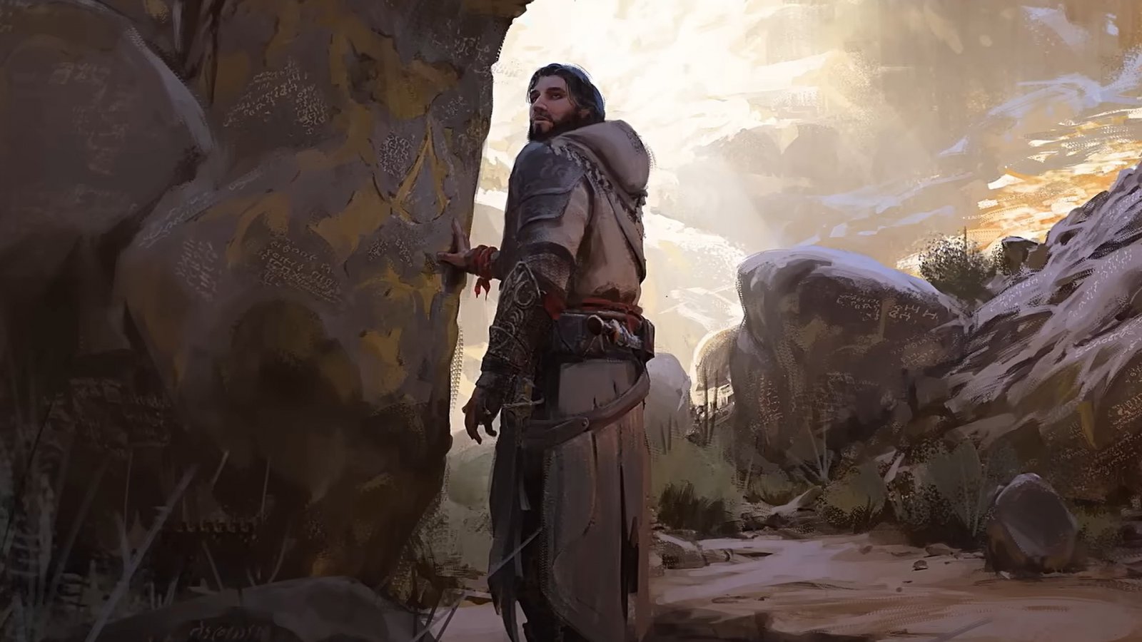 Basim in un artwork di Valley of Memory