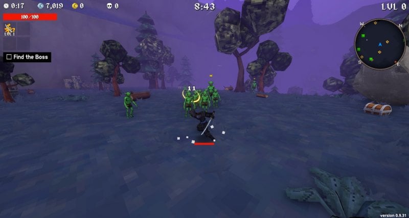 Ninja alle prese con la foresta