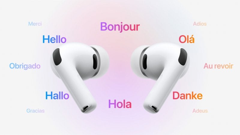 Traduzione in tempo reale con AirPods