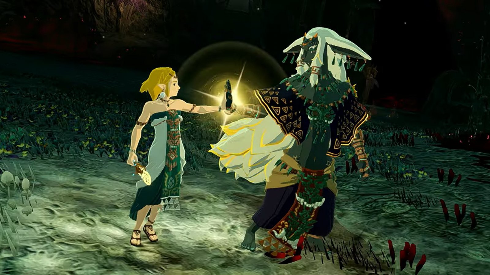 Due dei protagonisti di Hyrule Warriors: L'Era dell'Esilio