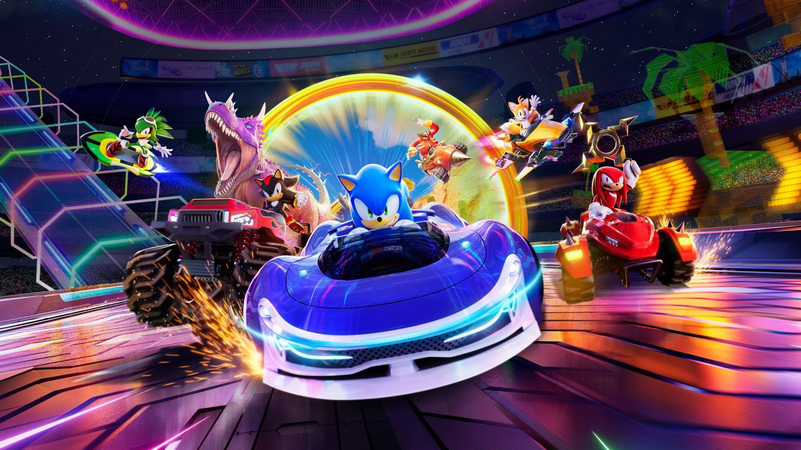 Sonic e compagni in Sonic Racing: Crossworlds