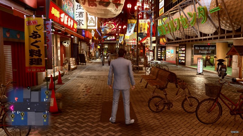 La straordinaria ricchezza dello scenario di Sotenbori in Yakuza Kiwami 2