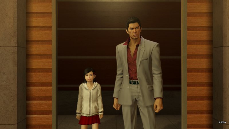 Kazuma e Haruka in Yakuza Kiwami