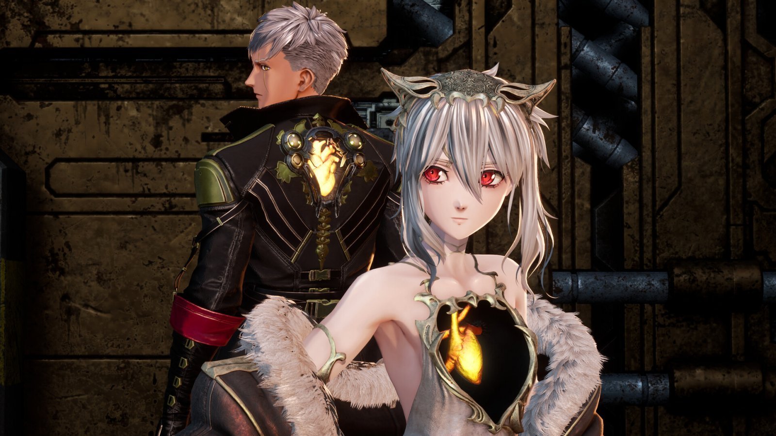 Lou MagMell e il protagonista di Code Vein 2