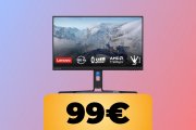 Il monitor Lenovo Legion R24e FHD da 24" è in sconto su Amazon al minimo storico