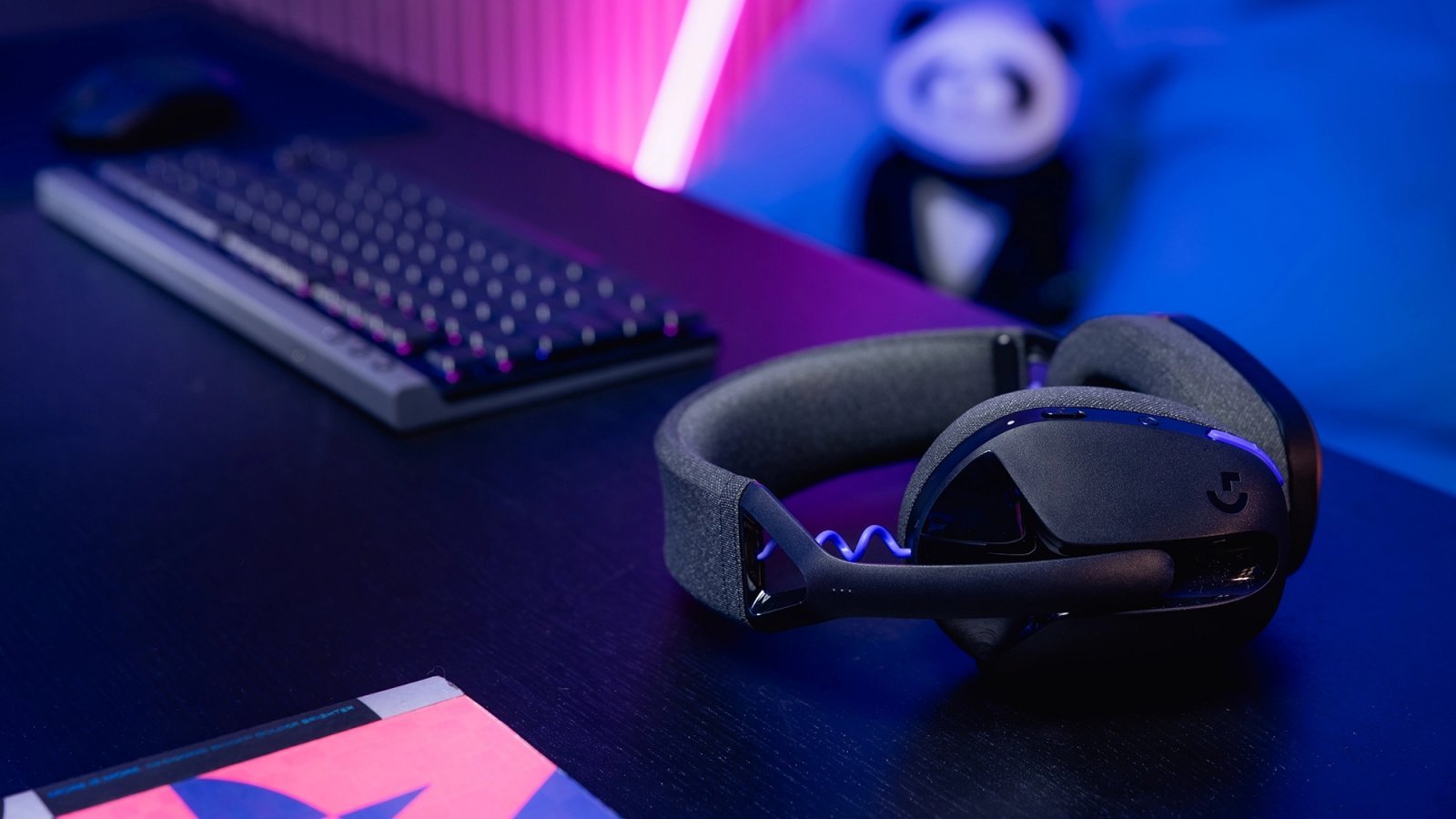 Cuffie da gaming wireless Logitech G321 nella colorazione nera