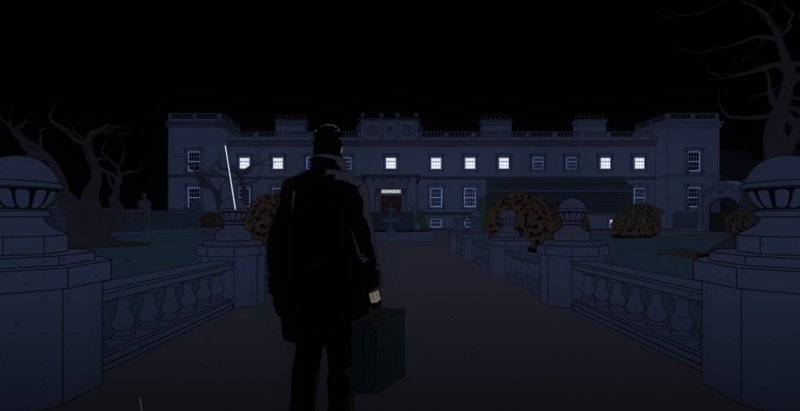 Declan Ward arriva al Blake Manor