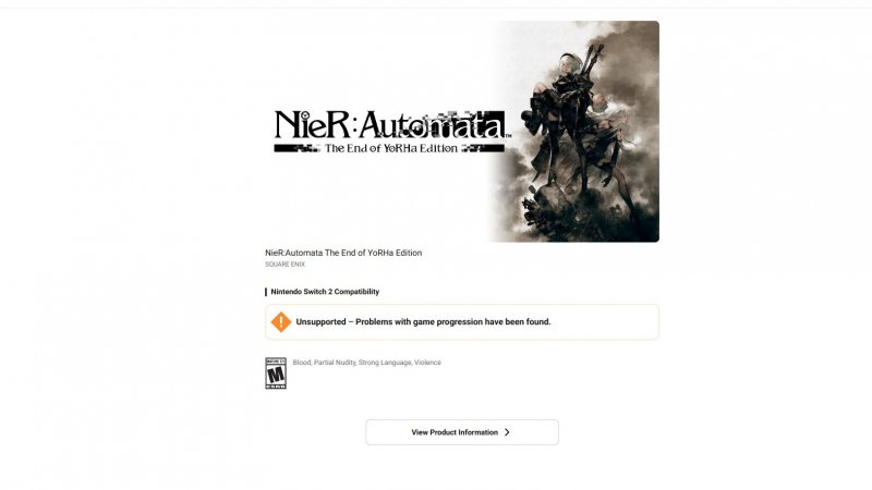 Un esempio con NieR: Automata