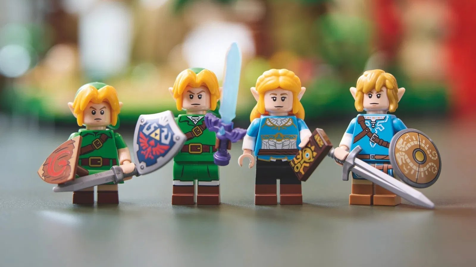 Link e Zelda in versione LEGO