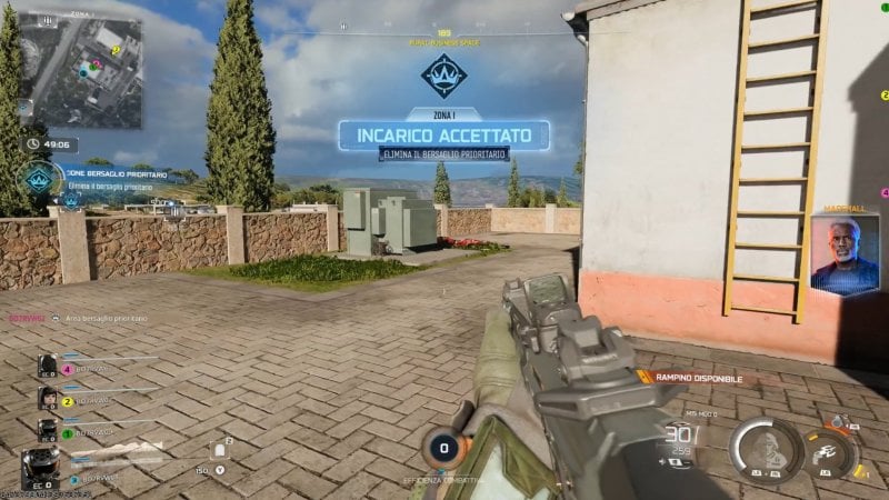 Una sequenza dall'Endgame di Call of Duty: Black Ops 7