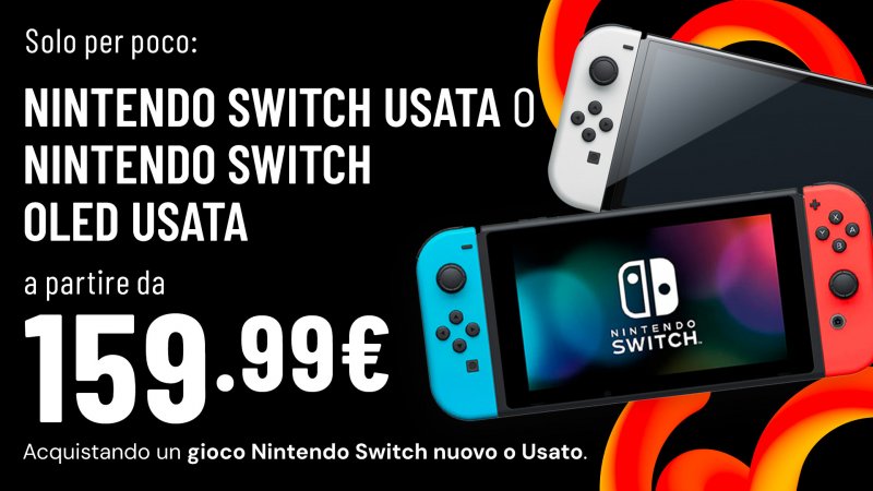 Il banner di gamelife con l'offerta su Nintendo Switch