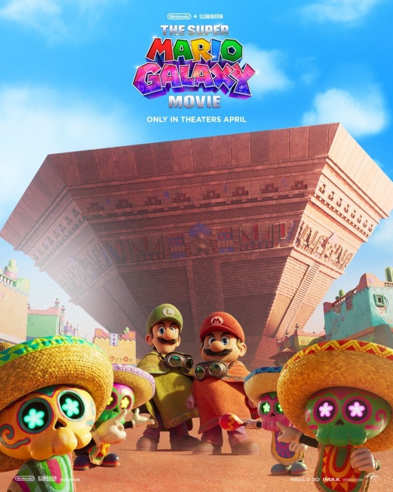 Il poster ufficiale di Super Mario Galaxy - Il Film