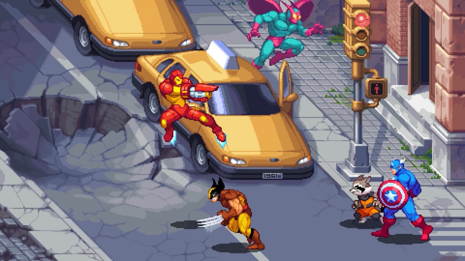 Alcuni dei personaggi di Marvel Cosmic Invasion