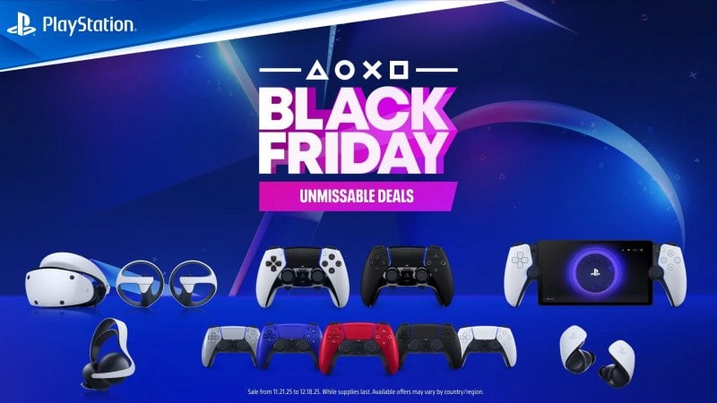 La locandina del Black Friday di Sony