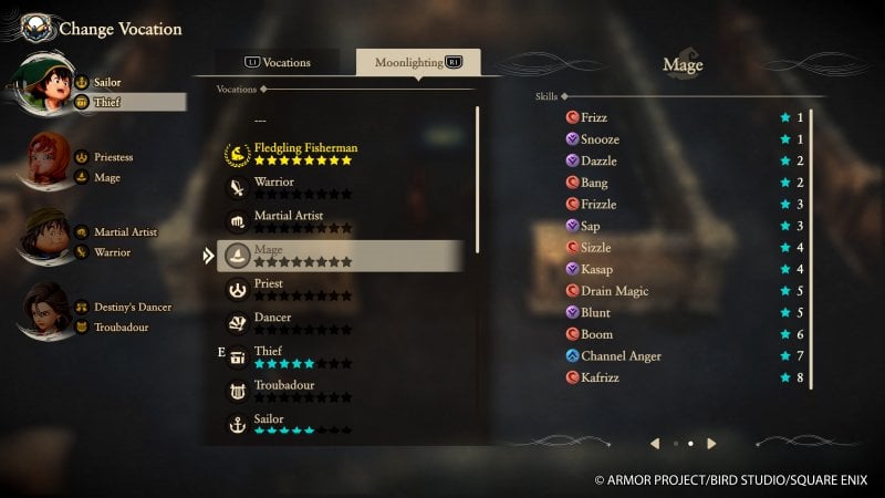 La gestione dei menù è basilare