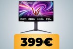 Il monitor LG Ultragear OLED QHD  da 27” e 240Hz è in sconto al minimo storico su Amazon per il Black Friday - Notizia