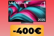 Smart TV LG OLED evo AI C5 da 65” è in offerta al prezzo minimo storico su Amazon per il Black Friday