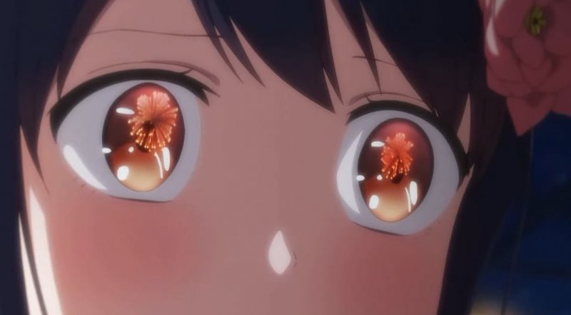 Due occhi di un personaggio anime