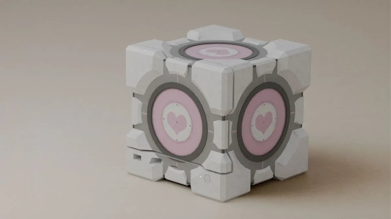 La skin 'Companion Cube'
