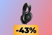 Le cuffie SteelSeries Arctis Nova 1 sono in super sconto per il Black Friday di Amazon