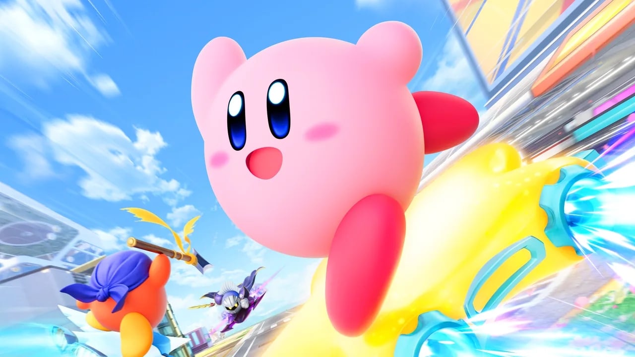 La copertina di Kirby Air Riders