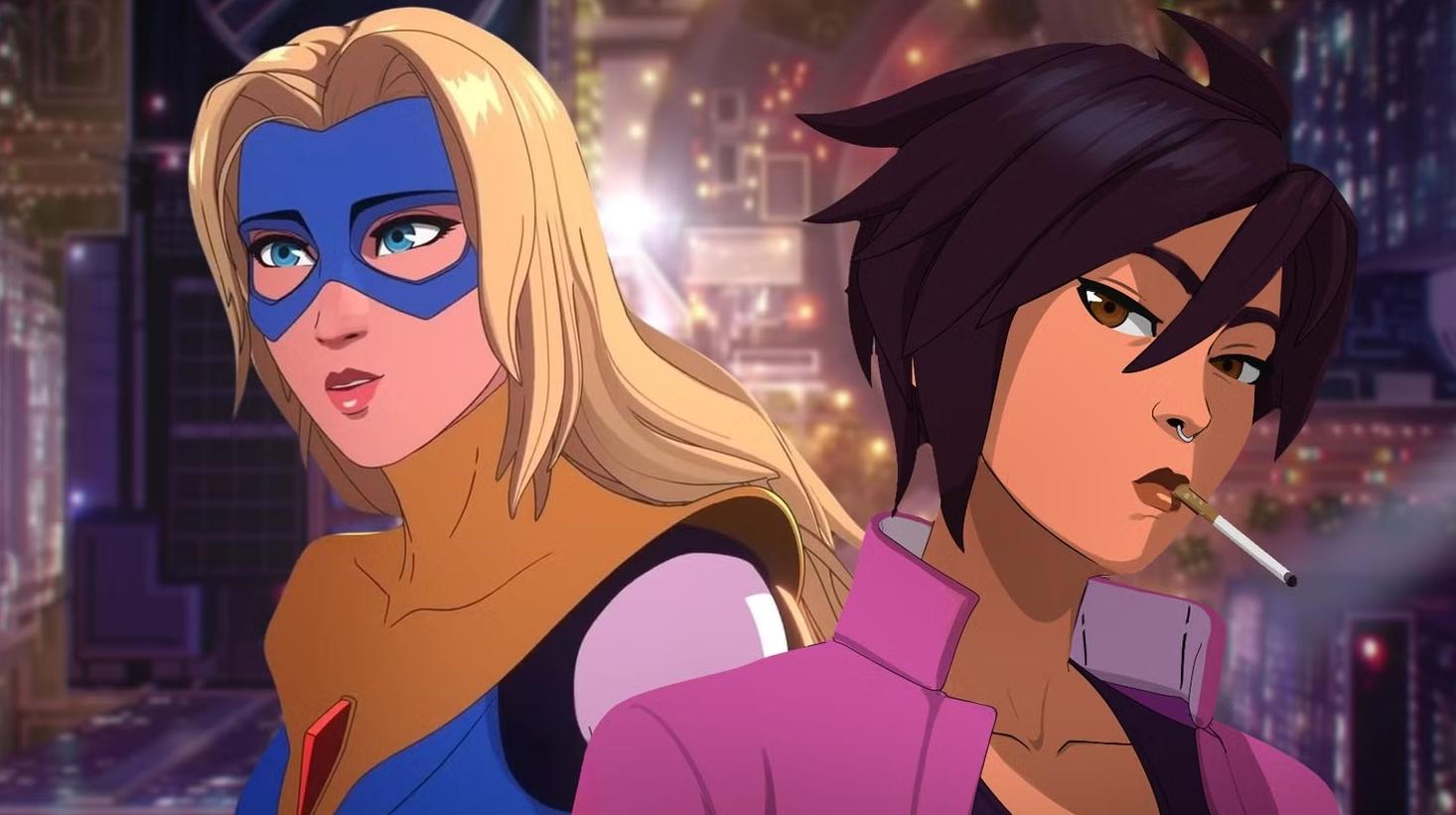 Blonde Blazer e Invisigal in Dispatch