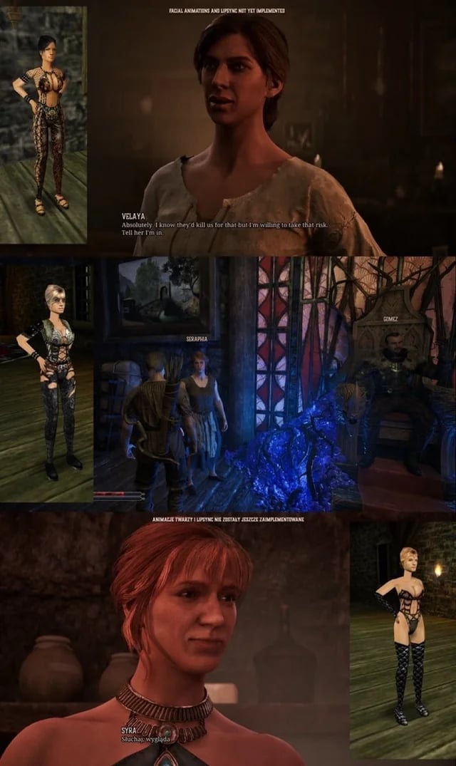 I personaggi modificati