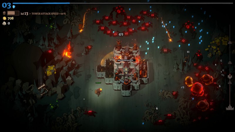 Il castello semovente di Monsters are Coming! Rock & Road