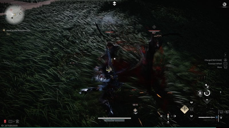 Una sequenza di combattimento in Where Winds Meet